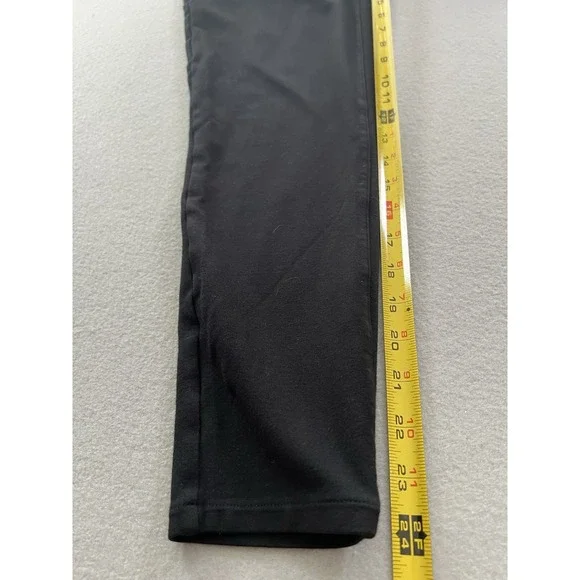 Maurices Womens Medium (30x24) Knit Ankle Stretch Zip Casual Dress Pants Black - Picture 6 of 7